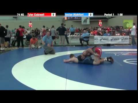 Men`s Freestyle 74 KG Tyler Caldwell vs. Jordan Wohlfert