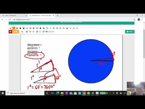 Arcmin arcsec radians