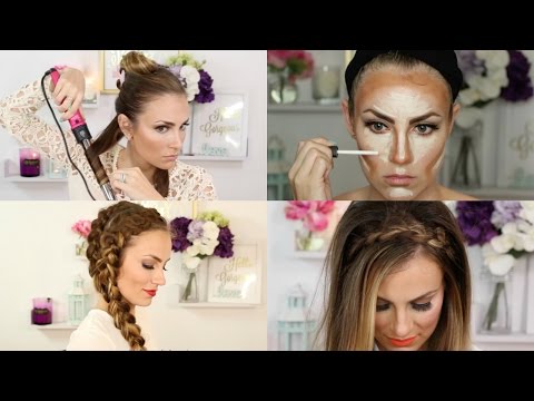 Instagram Hair & Makeup Tutorials/Hacks Compilation 2016 | Angela Lanter Video