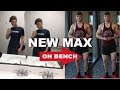 MY NEW BENCH PRESS MAX!!!