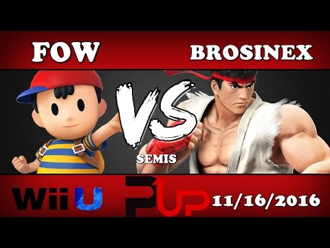 Fow (Ness) vs. Brosinex (Ryu) - Wii U Winner Semis - SOS