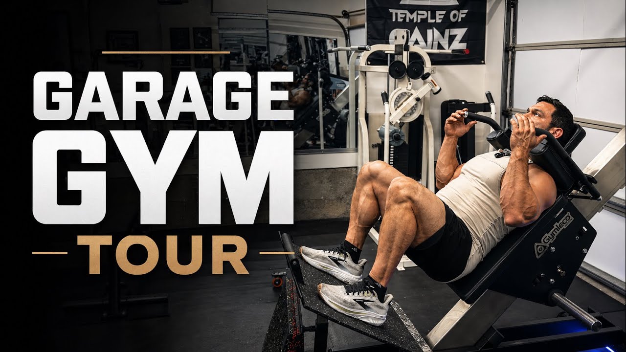 I Built A Sick Bodybuilding Focused Garage Gym
