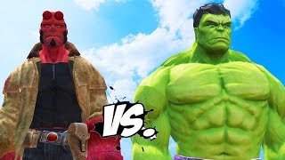 Hulk vs Hellboy - Epic Superheroes War