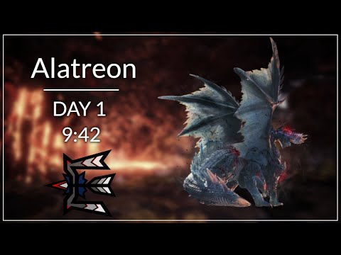 [MHWI PC] DAY 1 - Learning Alatreon - Bow