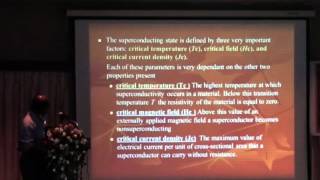 preview picture of video 'Superconductivity - Prof. Lakshman Dissanayake - SSP2012'