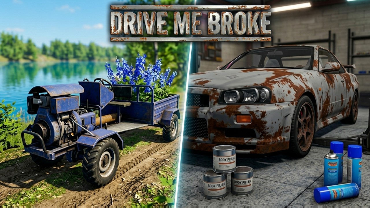 TRABALHANDO DURO PRA REFORMAR O SKYLINE! - Drive Me Broke #2