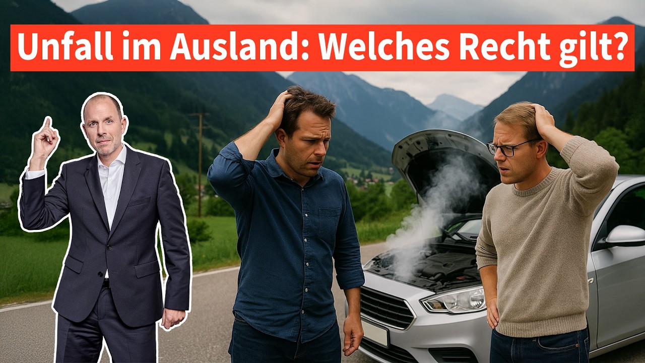 2 Deutsche crashen Wagen in Österreich - Welches Recht gilt? | Anwalt Christian Solmecke