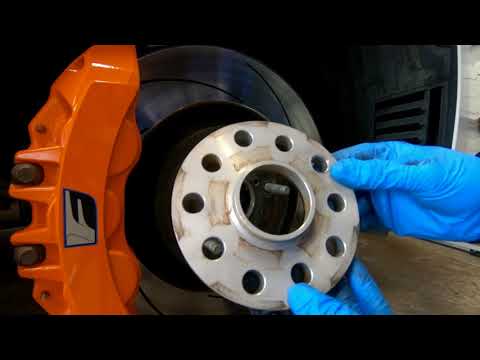 H&R 20MM wheel spacers on the Lexus GSF