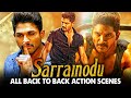 Sarrainodu All Back To Back Action Scenes Hindi Dubbed Allu Arjun Catherine Tresa Rakul Preet