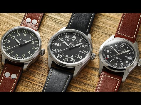 Affordable Watch Comparison - Orient Pilot, Laco Augsburg, & Hamilton Khaki Field Auto