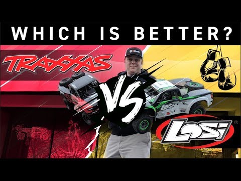 Traxxas Unlimited Desert Racer vs Losi Super Baja Rey (UDR vs SBR)