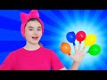 Balloon Finger Family Song Nick And Poli Kids Videos