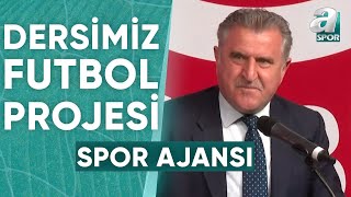 Gençlik ve Spor Bakanı Osman Aşkın Bak, Dersimiz Futbol Projesi'nde Açıklamalarda Bulunuyor /A Spor