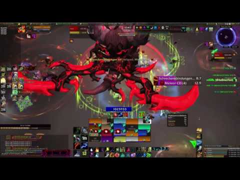 Xavius mythic vs Tiger Rebels / Resto Druid PoV