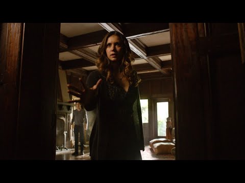 TVD 6x13 - Liv traps Damon and Elena in his bedroom and tries do kill Kai | Delena Scenes HD