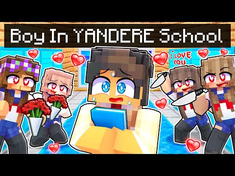 ONE BOY in a YANDERE ONLY School!