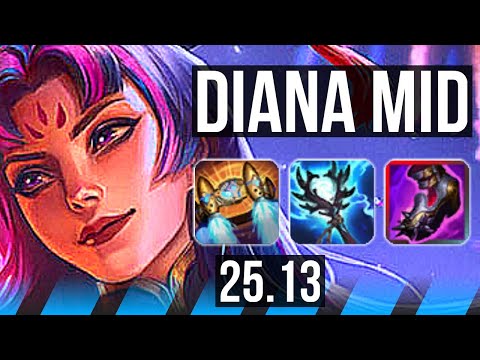 DIANA vs VEIGAR (MID) | KR Master | 25.13