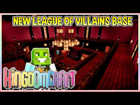 Showing Lizzie the new Villains Base! | KingdomCraft Ep.28
