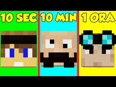 QUANTO CI METTI AD INDOVINARE LO YOUTUBER? - Minecraft ITA