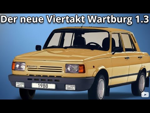 The presentation of the new Wartburg 1.3 with a comparison to the old model