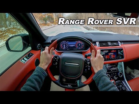 Driving the 575hp Range Rover SVR - This Brutal V8 Sounds INSANE (POV Binaural Audio)