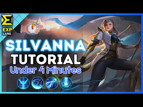 4-Minute Silvanna Tutorial in EXP Lane || (MLBB S35) 2025