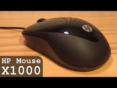 HP X1000 USB Optical Mouse 1000DPI with Cable