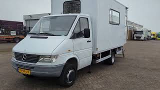 Camion magasin < 3.5t Mercedes-Benz 410 D 4x2 Euro2 - Mobile Office - Parking Heater - Hydr. Support à vendre - Image 4 | Autoline CD Camion magasin < 3.5t Mercedes-Benz 410 D 4x2 Euro2 - Mobile Office - Parking Heater - Hydr. Support | Image 4 - Autoline