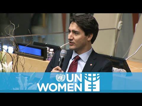 Justin Trudeau tells the world why "I'm a feminist" | UN Women – Headquarters