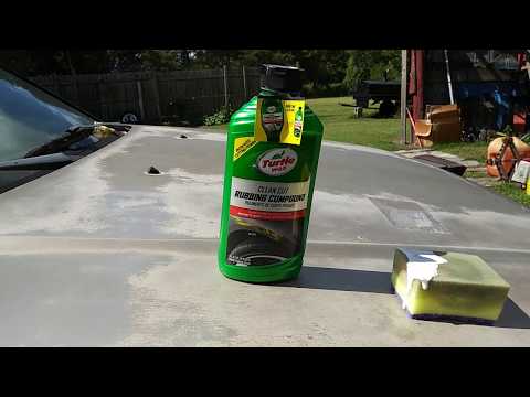 Turtle wax fast cut compound removing heavy oxidation