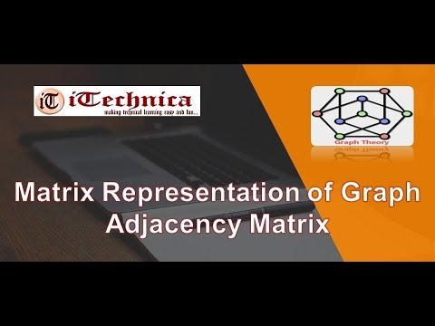 45. Matrix Representation of Graph- Adjancency Matrix Video