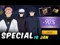 Indonesia Server Gojo Special Mystery Shop Event Garena Free Fire