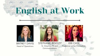 English at Work Fall 2024