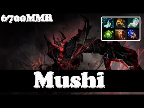 Dota 2 - 6.87 - Mushi 6800 MMR Plays Shadow Fiend Vol 1 - Ranked Match Gameplay