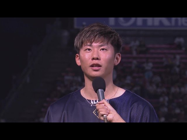バファローズ・曽谷龍平投手ヒーローインタビュー 8月30日 東北楽天ゴールデンイーグルス 対 オリックス・バファローズ