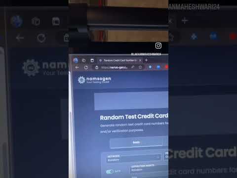 ILLEGAL WEBSITE FOR CREDIT CARD 💳