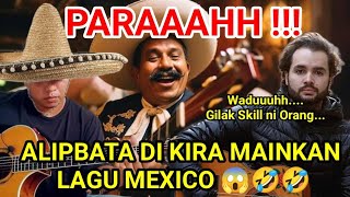 Download lagu PARAAAHH ‼️ ALIPBATA DI KIRA MAINKAN LAGU MEXICO | DUEL ALIPBATA DENGAN GITARIS PERANCIS mp3