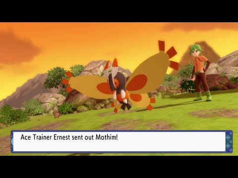 Where to find a trainer with #47 Mothim - Pokemon Brilliant Diamond & Shining Pearl Remake