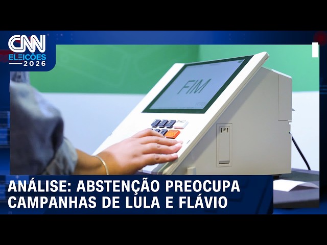 Entenda por que a ausência de eleitores preocupa Lula e Flávio | AGORA CNN