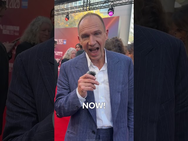 You heard it from the chorus master himself, Ralph Fiennes