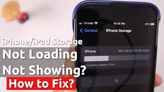 iPhone Storage NOT LOADING or UPDATING Problem 🔥 How to Fix?