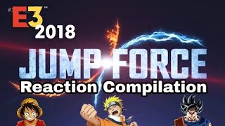 Microsoft E3 2018 - Jump Force Trailer - Reaction Compilation