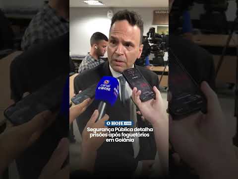 Segurança Pública detalha prisões após foguetórios em Goiânia