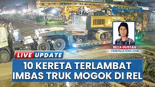 Truk Alat Berat Mogok Halangi Rel di Semarang, Sejumlah Penumpang Risaukan Keterlambatan KAI
