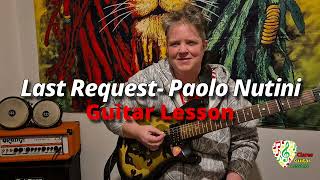 Last Request | Paolo Nutini | Guitar Lesson