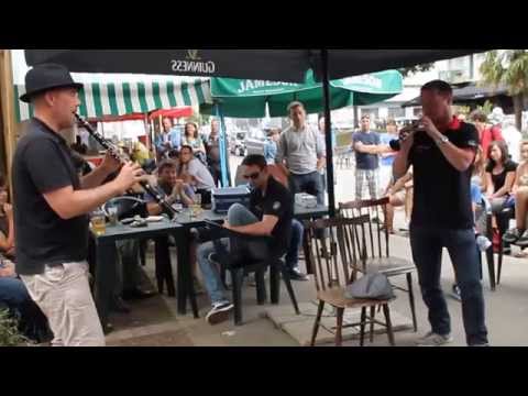 Trophée Lancelot Joutes de Bombardes 2014, Fred Miossec, Yves Guével.