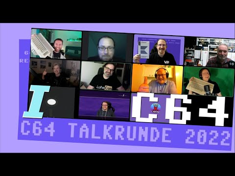 Talkrunde 2022 -  rundum den C64 - (Part 1) Andira VD Dennis DrWuro V3TO Retroluzzer MrVenom u.v.m.