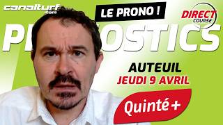 emission video des courses turf pmu du Jeudi 9 avril 2026