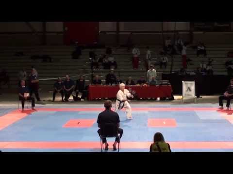 EC 2013 Luzern - Kyokushin Karate, Women Kata 2nd round - Tine Marcher, Denmark