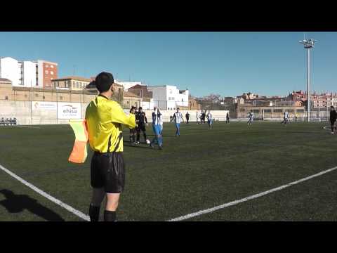 3ª División, tarjeta amarilla a David Tonda (13')